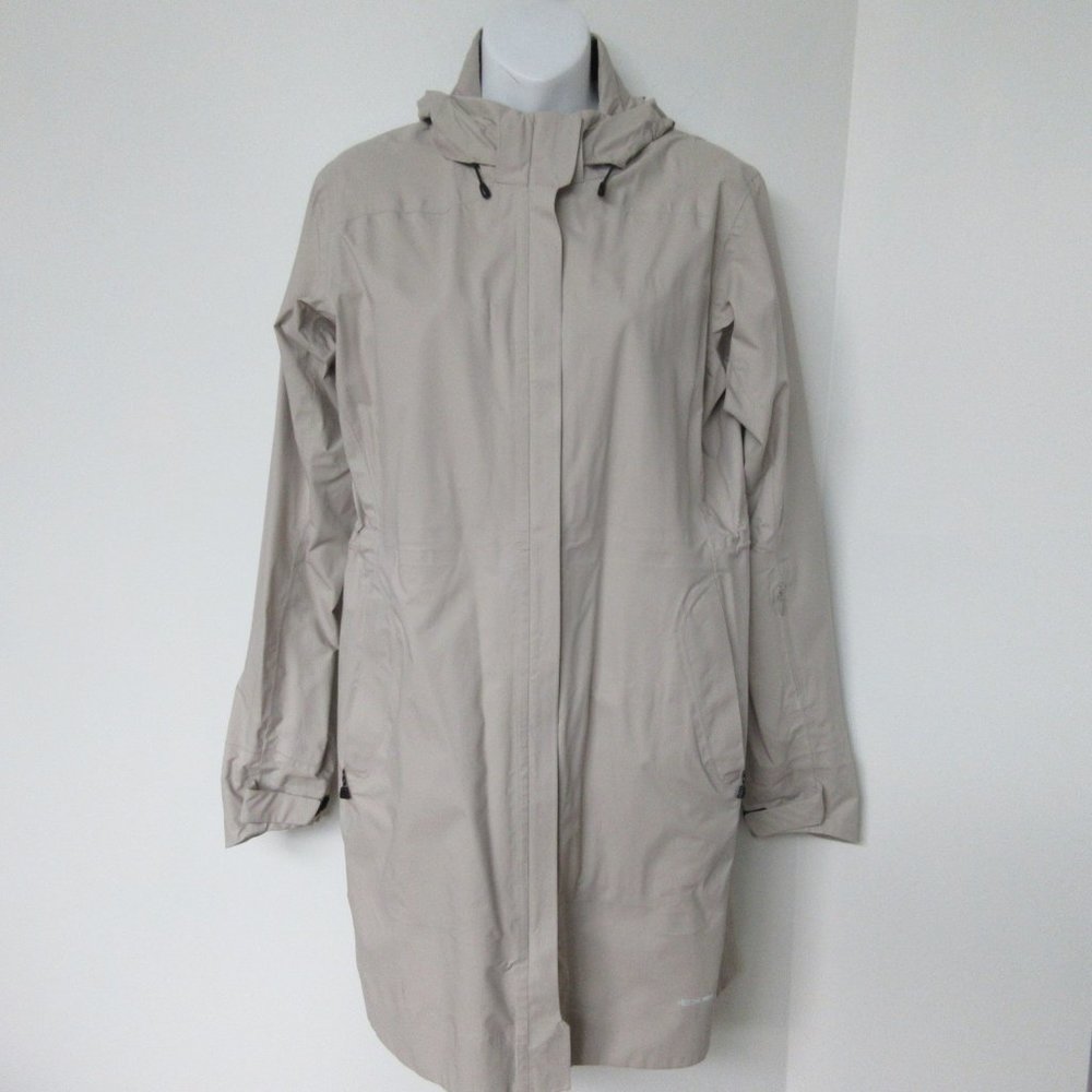 ExOfficio Rain Logic Trench Coat Jacket Travel S